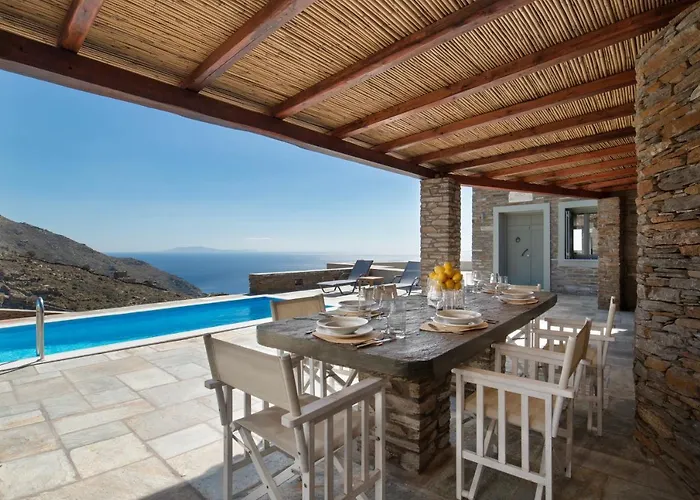 Acron Andros - 3 Bedroom With Private Pool Villa Korthio